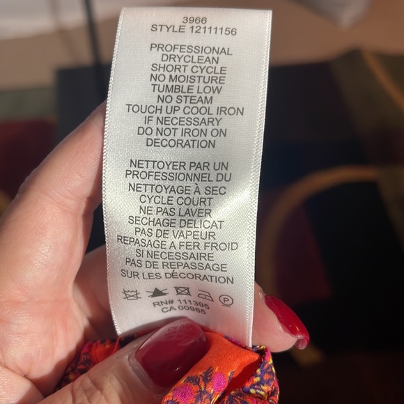 Tory Burch long sleeved multi color top. Size 6.  Absolutely beautiful - Picture 10 of 14